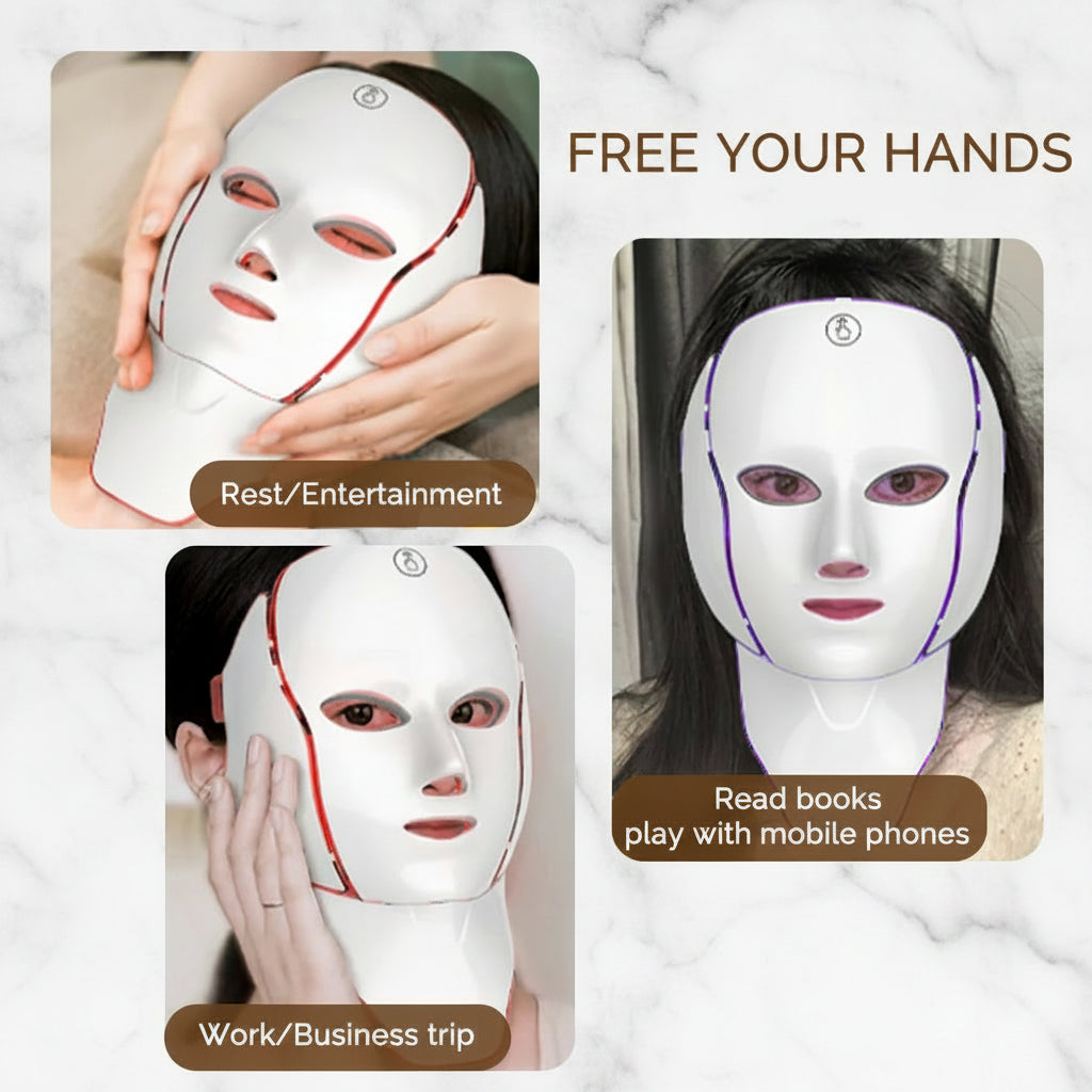 Restova 7-Colour LED Light Therapy Mask